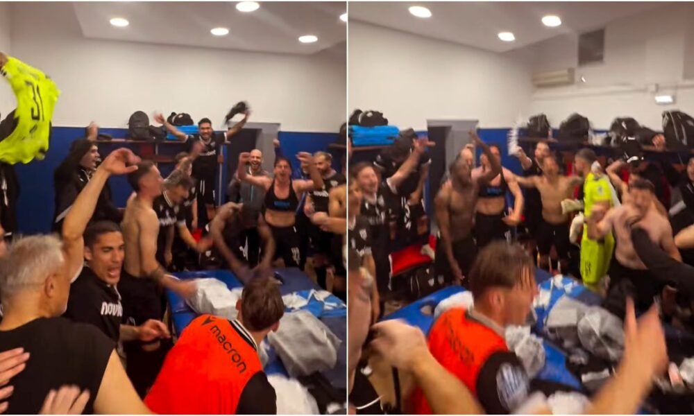 Βίντεο: Στήθηκε «πάρτι» στα αποδυτήρια: Η «Μαύρη Θύελλα» πανηγύρισε έξαλλα την ιστορική άνοδο στη Super League! kala865856856 1000x600