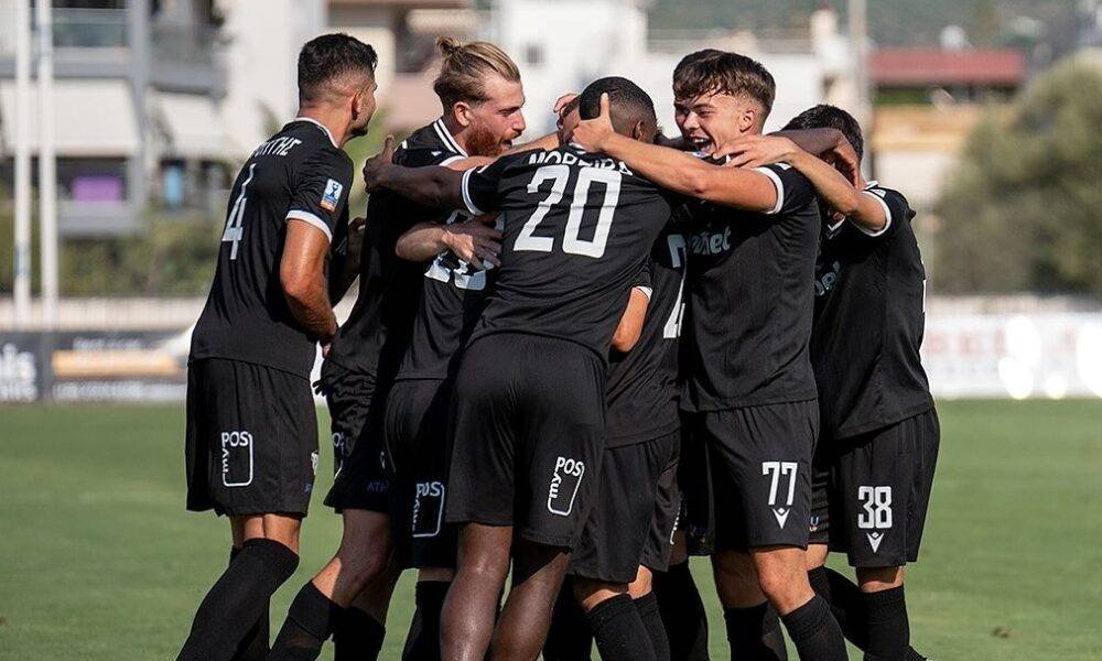 Στα ουράνια η Καλαμάτα, στο καναβάτσο ο Πανιώνιος (0-1): Η «Μαύρη Θύελλα» επέστρεψε στη Super League! Βίντεο kala celebr 1000x600